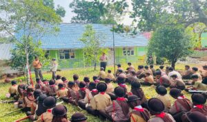 Pramuka UPT SMPN 7 Banjit Lampung Gelar Materi Hacking Teknikal Survival